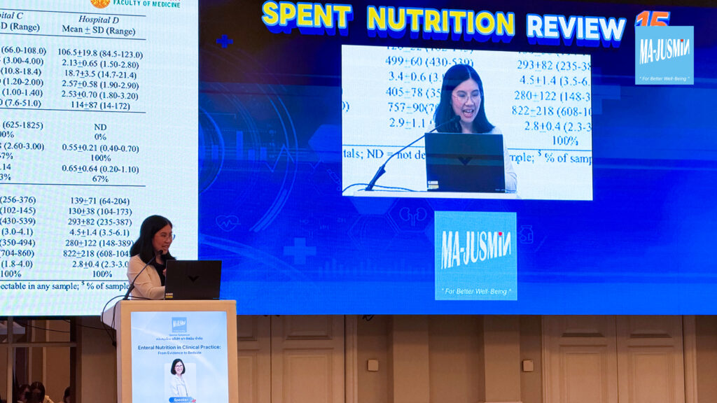Enteral Nutrition in Clinical Practice โดย ผศ.พญ. ศานิต วิชานควกุล ในงาน Spent Nutrition Review 15